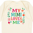 thumbnail image 4 of Inktastic My Mimi Loves Me Girls Girls Long Sleeve Baby Bodysuit, 4 of 5