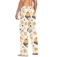 thumbnail image 3 of FORMRS Mens Pajama Pants with Pockets Sleepwear Lounge Bottoms Sizes S-2XL, Beige Fall Books, 3 of 7