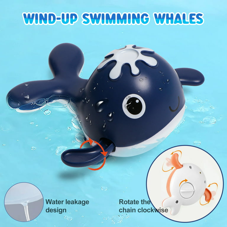 Beefunni Magnetic Baby and Toddler Bath Toy, Fishing Games Swimming Whales Bath  toys for Toddlers 1-3 