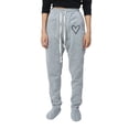 thumbnail image 1 of Gibobby Pantalones deportivo casuales para mujer, cómodos pantalones de pijama con pierna recta, pantalones de yoga con cordón, transpirables, pantalones de pijama con bloques（Plateado， XXL), 1 of 5