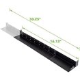 thumbnail image 2 of Adjustable Rack Mount Server Shelf Rails 1U Full Depth 3-pack, 2 of 4