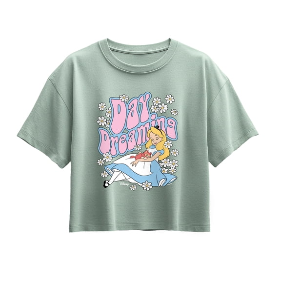 Alice in Wonderland - Day Dreaming - Youth Girls Boxy T-Shirt