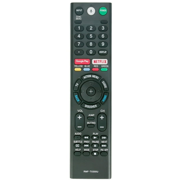 New RMFTX300U Voice Replaced Remote Control fit for Sony 4K TV XBR