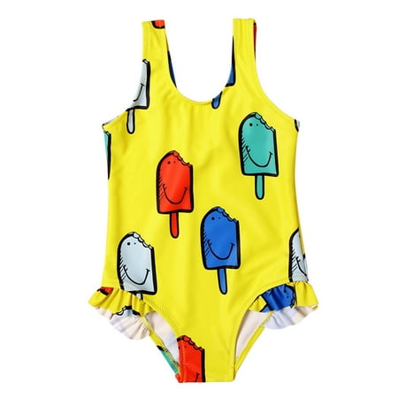 

Sngxgn Marshall Rubble Chase 5 Piece Swimsuit Set: One-Piece Swimsuit Swim Rash Guard Tankini Top Bottom SkortTeen Swimsuits For Girls Yellow 3-4 Years