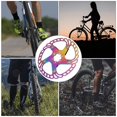 thumbnail image 4 of Herwey Bike Disc Brake Rotors 6 Nails Cycling Accessory for Mountain Bicycle Plating Color, 4 of 8