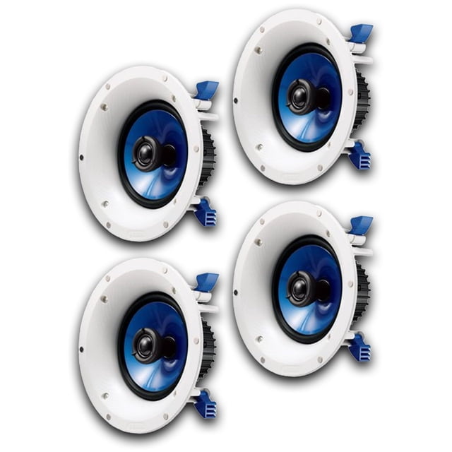 Parlante Yamaha NS-IC600 de 6.5" de 2 vías para empotrar en el techo, paquete de 4