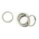 thumbnail image 1 of 10 piezas llavero anillos broches de joyería ganchos DIY 25 mm 35 mm Sunnimix acero inoxidable plateado, 1 of 7