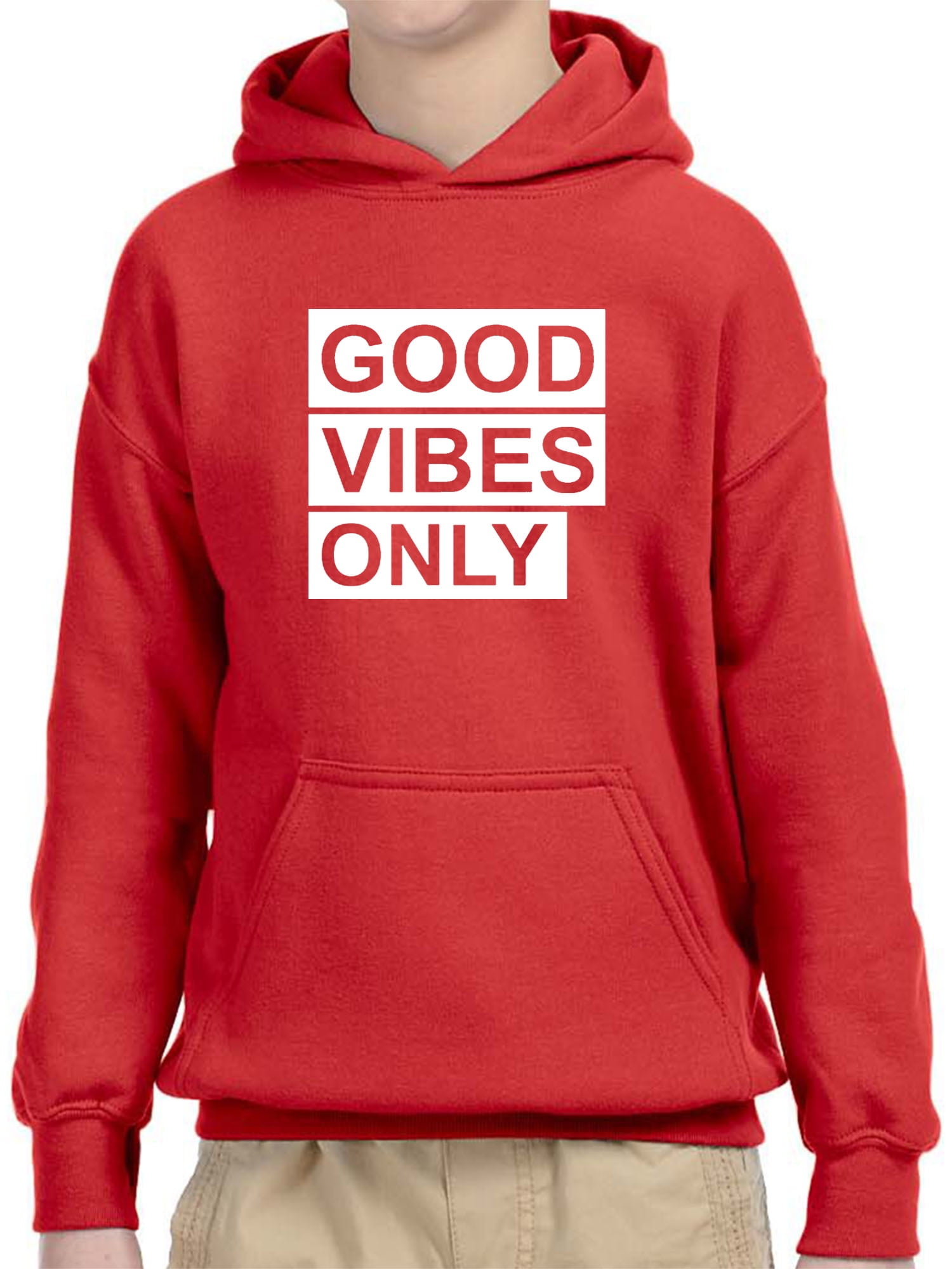 red vibes hoodie