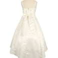 thumbnail image 2 of Flower Girl Dress Caviar Beaded Flower with Croset Tied on Side Ivory 14 HC1099, 2 of 4