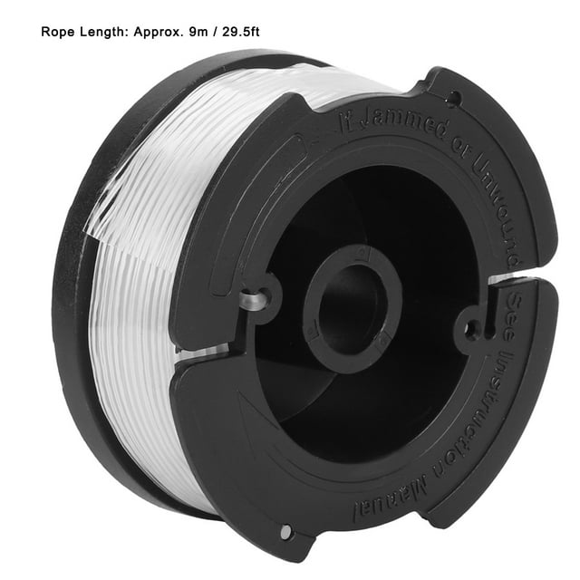 Spptty Trimmer Spool,Lawn Mower Parts,6Pcs Lawn Mower Spool with Cover Replacement Accessories Parts Fit for BLACK+DECKER AF100