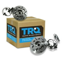 TRQ Front Wheel Hub & Bearing Pair Set for GMC Chevy Truck 2WD BHA53530
