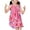 Watermelon Red, variant on JoyHoop Girl'S Cotton Nightgowns Short Sleeve Princess Sleep Shirts Comfy Nightdress Sleepwear