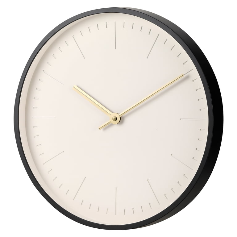 Better Homes & Gardens 20-Inch Modern Wall Clock, Black photo 7