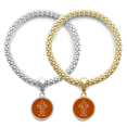 thumbnail image 1 of Glad Father Dad Excitation Grow Lover Bracelet Bangle Pendant Jewelry Couple Chain, 1 of 3