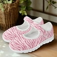 thumbnail image 6 of Psesaysky Women's Pink Stripes Casual Shoes Lightweight Breathable Comfortable Sneakers Hook & Loop Size 5.5-10, 6 of 7