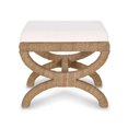 thumbnail image 3 of Pemberly Row Contemporary Accent Natural Finish Rattan Stool, 3 of 6