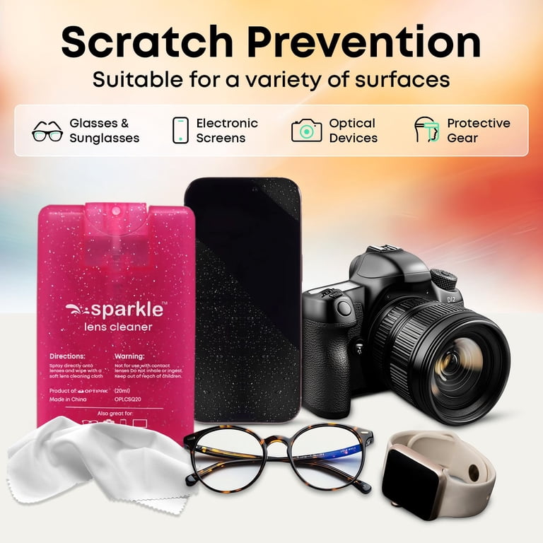 OPTIPAK Sparkle Anti-Reflective Safe Square Lens Cleaner  display picture 1