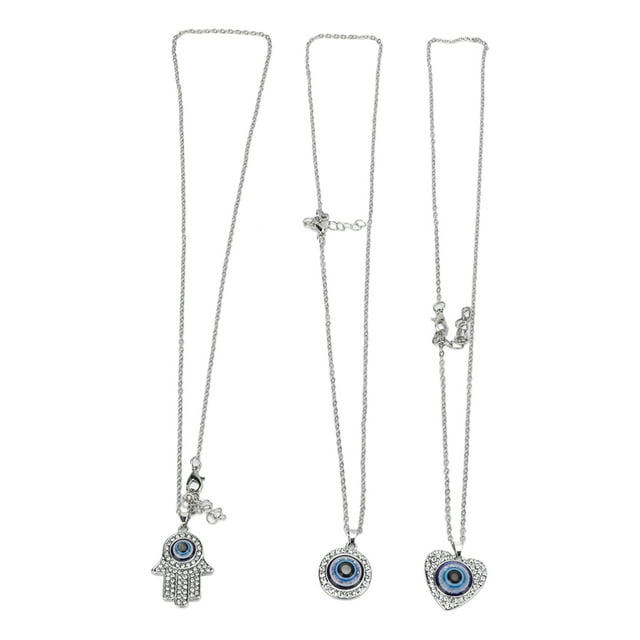 Dainty Collier, 3pcs Mauvais Oeil Collier Colliers Collier Pendentif Performance Fiable