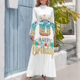 thumbnail image 4 of Es mi camiseta de cumpleaños para mujeres, adolescentes, hombres, regalo de cumpleaños, camiseta, vestido largo, vestido de mujer, vestido de verano, 4 of 5