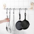 thumbnail image 3 of ESFUN Paquete de 30 ganchos en forma de S resistentes de 3.0 in, color negro, soporte para cacerolas, ganchos para colgar en forma de S, perchas para utensilios de cocina, cucharas, sartenes, ollas, u, 3 of 5