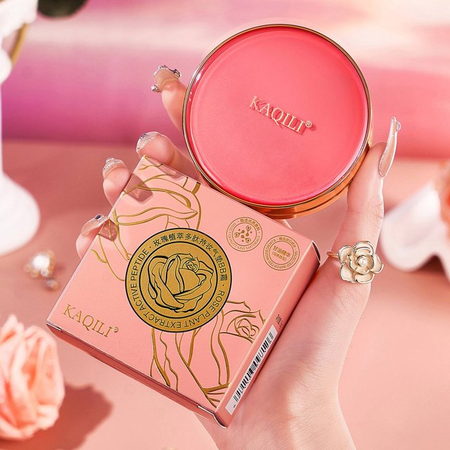 Hot6sl Ofertas y Liquidaciones Corrector de Extracto de Maquilla de Planta Rosa Kaqili Polipéptido, Hidratante, Ligero, Resistente Al Sudor, 15 G