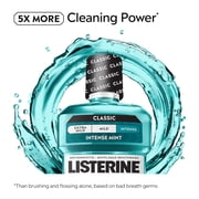 Listerine Cool Mint Antiseptic Mouthwash for Bad Breath, Plaque and Gingivitis, 1.5 L