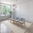 thumbnail image 5 of Juego de Comedor de Madera con 6 Sillas Tapizadas para 6 Personas, Mesa y Sillas para Comedor y Cocina, Midtown Concept Amalfi, Roble y Gris Claro, 5 of 5