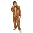 thumbnail image 5 of Vzayyk 4T-14Y Size Aviliable Cozy One-Piece Footless Sleeper Pajama Halloween Pumpkins Bats, 5 of 8
