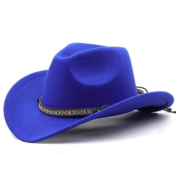 Kids Western Cowboy Hat for Boys Girls Sun Adjustable Fit Toddler Headwear Adventures Clothes