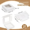 thumbnail image 2 of 32Pcs Cajas de Jabón Kraft para Jabón Casero, 4.1" x 4.1" x 1.2" Mini Cajas de Tratamiento Kraft con Ventana Clara (Blanco), 2 of 7
