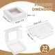 thumbnail image 2 of 32Pcs Cajas de Jabón Kraft para Jabón Casero, 4.1" x 4.1" x 1.2" Mini Cajas de Tratamiento Kraft con Ventana Clara (Blanco), 2 of 7