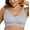 03-Gray, variant on LWP Womens No Underwire Comfort Wirefree V Neck Bras Everyday Comfortable Seamless Bras for Women