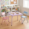 thumbnail image 5 of Homy Casa Kids Picnic Table Set of 3, Foldable Table and Chairs for Outdoor & Indoor Play, 5 of 7