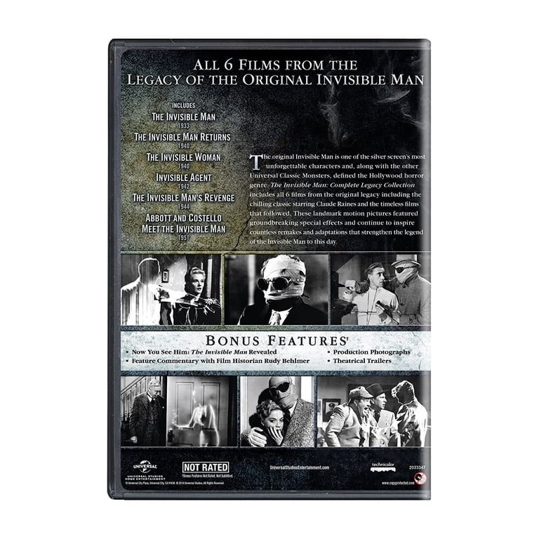The Invisible Man: Complete Legacy Collection (Box Set) [DVD