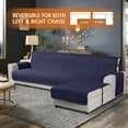 thumbnail image 7 of Timeles Waterproof Sectional Sofa Covers 1 Piece L Shaped Couch Slipcover Reversible Chaise Lounge Cover for Sectional Sofa Furniture Protector Cover for Kids Pets (X-Large, Dark Blue), 7 of 7