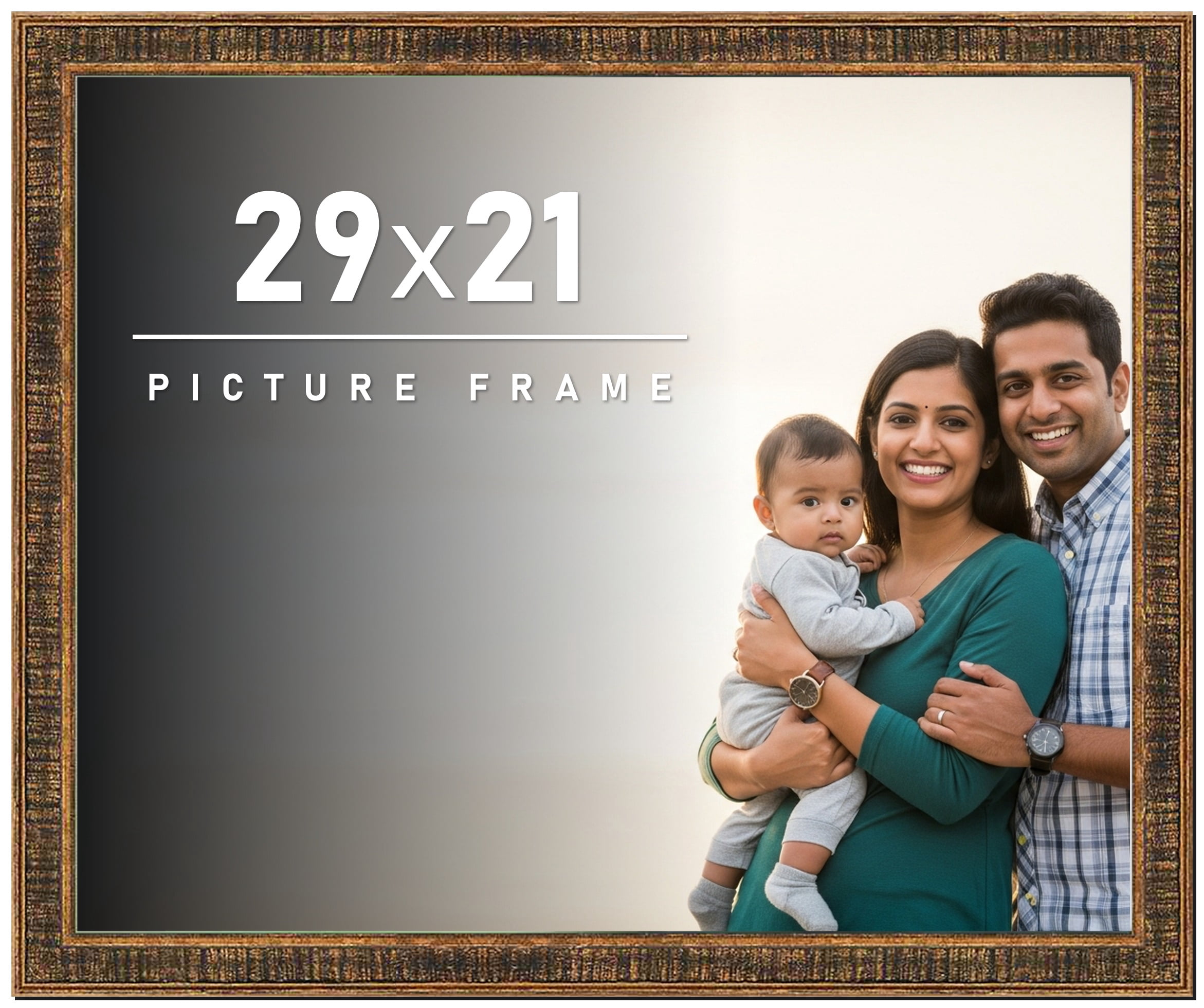 20x27 Frame White Wood Picture Frame - Puzzle Frame 20x27 Solid
