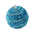 thumbnail image 2 of Adornos navideños con purpurina para pegar, adornos para árbol de Navidad, colgantes, 8 cm, 2 of 2