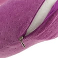 thumbnail image 3 of Almohada de viaje de espuma viscoelástica Sunnimix morado, 3 of 8