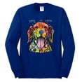 thumbnail image 2 of Wild Bobby Dean Russo Golden Retriever Is Love Dog Is Love Dog Lover Men Long Sleeve Shirt, Royal, Medium, 2 of 5