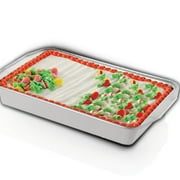 Handi-Foil 13 x 9 Aluminum Super King Cake Pan with Lid
