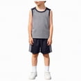 thumbnail image 3 of UAYOTSE Boy's Clothing Sets Quick Dry Short Sleeve Tee and Track Shorts Set 2 Piece Athletic Outfits,Sizes 13-14 Years, 3 of 6