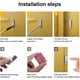 thumbnail image 3 of Mantenimiento de gabinetes sin esfuerzo, tornillos de bisagra de cromo satinado para puertas de gabinetes de cocina, tornillos de bisagra de repuesto que garantizan un soporte robusto, 3 of 6
