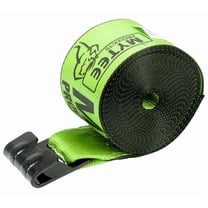 20 Pack Winch Straps 4" x 30' Hi-Vis Safety Green Heavy Duty Tie Down with Flat Hooks WLL# 5400 lbs | 4 Inch Cargo Control for Flatbed Truck Utility Trailer