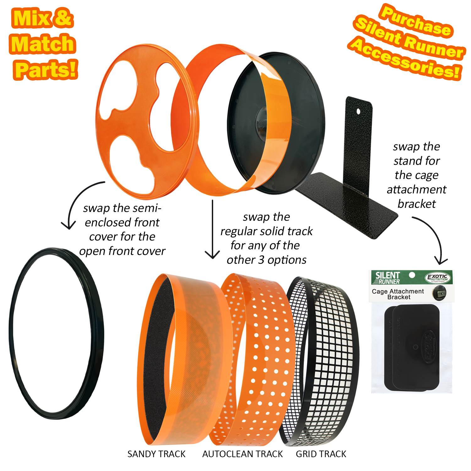 Buy Exotic Nutrition Autoclean Track for Silent Runner Exercise Wheel