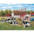 thumbnail image 2 of Cuadros Decorativos 5D DIY Village Cow Rhinestone dibujo completo redondo taladro diamante imagen Kit Craft Tmvgtek embutido en tela, 2 of 9