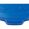 thumbnail image 4 of Global Industrial Plastic Trash Can Lid - 55 Gallon Blue, 4 of 5