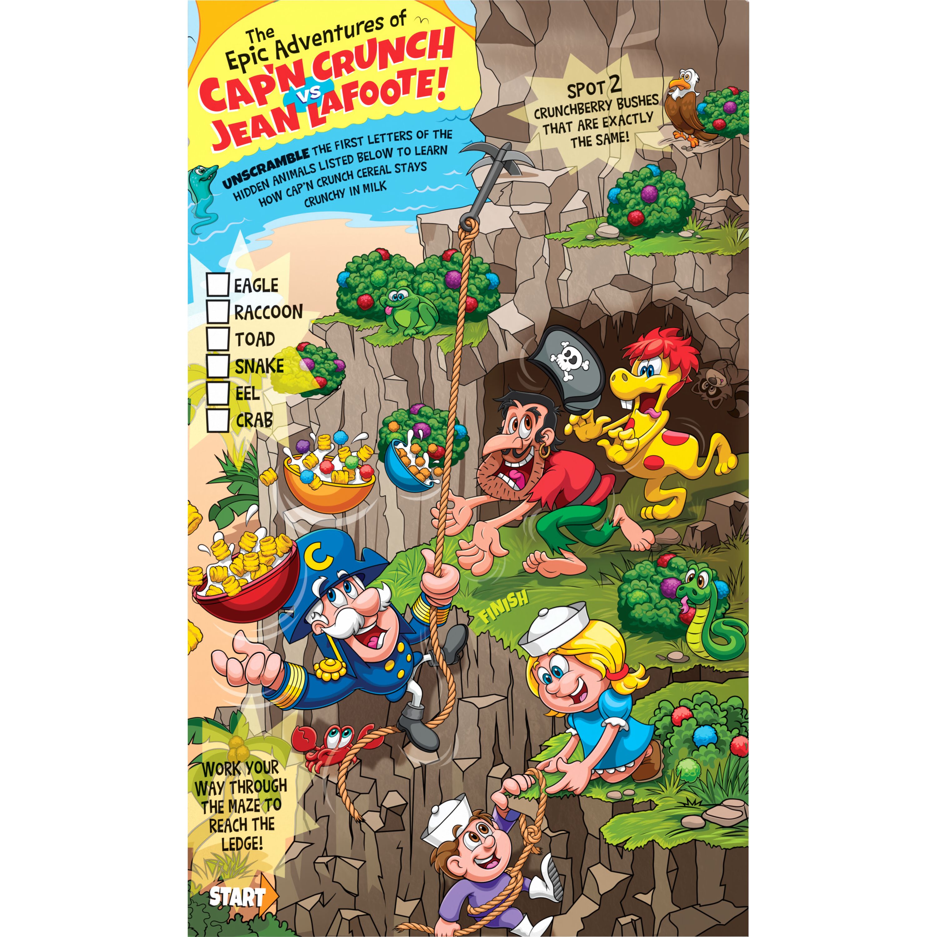 Cap'n Crunch's Crunch Berries, Kids Breakfast Cereal, 20.5 oz Box - image 4 of 11