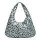 thumbnail image 3 of Bolso Hombro Con Leopardo Y Media PU Hobo para Mujer () Rosa, 3 of 9