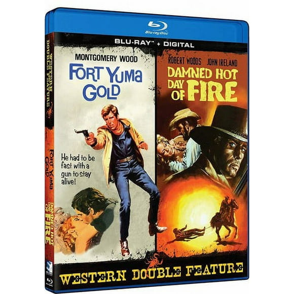 Fort Yuma Gold (aka For a Few Extra Dollars) / Damned Hot Day of Fire (aka Gatling Gun)  [BLU-RAY]
