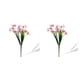 thumbnail image 4 of Toystoory Ramo de flores artificiales ramo de flores falsas decoración del hogar accesorio de decoración Rosado 2piezas, 4 of 6